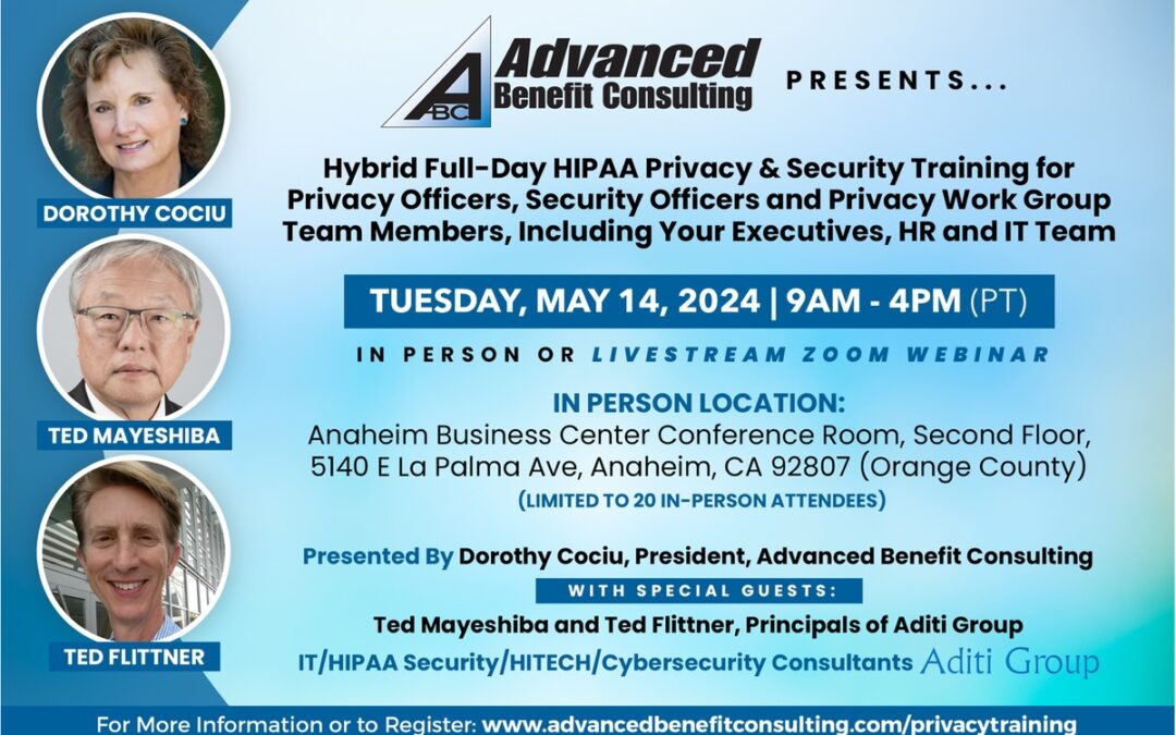 ABC and Aditi Group HIPAA privacy training