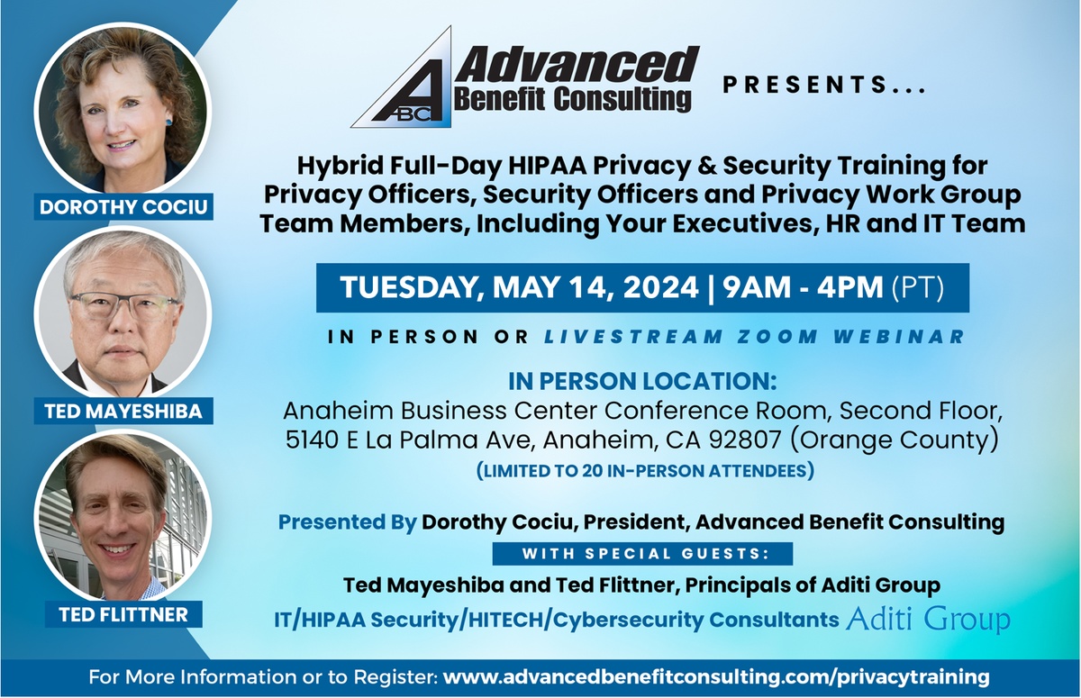 ABC and Aditi Group HIPAA privacy training